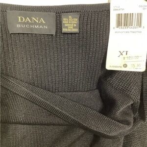 Dana Buchman Elegant Black Knit Top